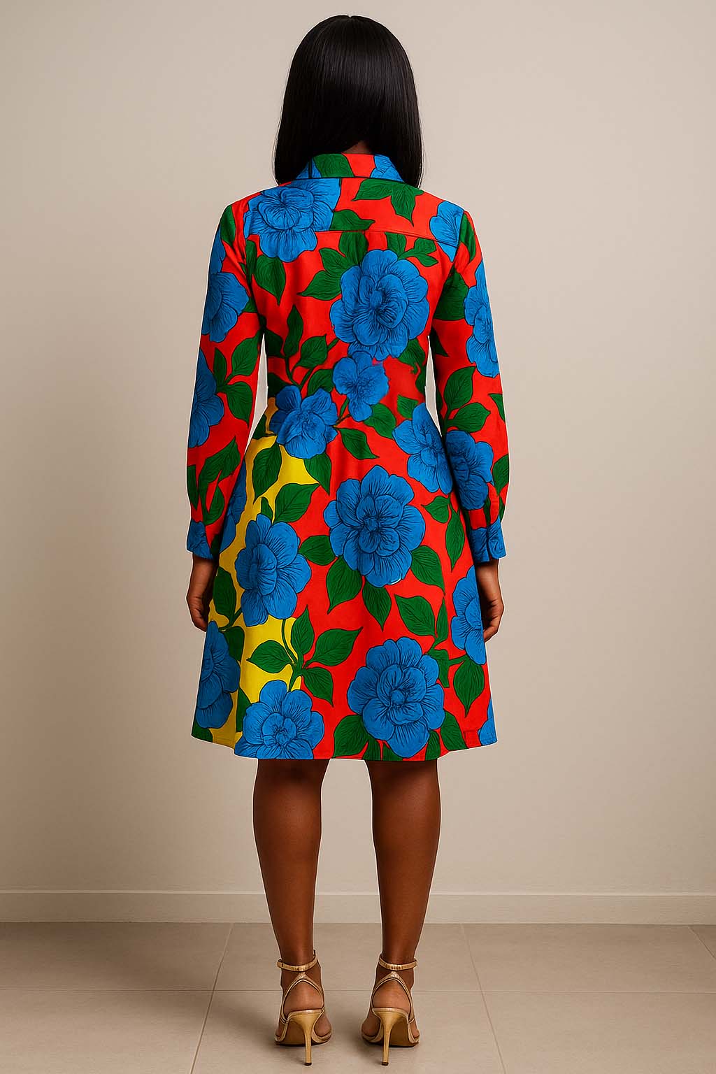 Vibrant Tribal African Dress - From Casual to Statement Wear