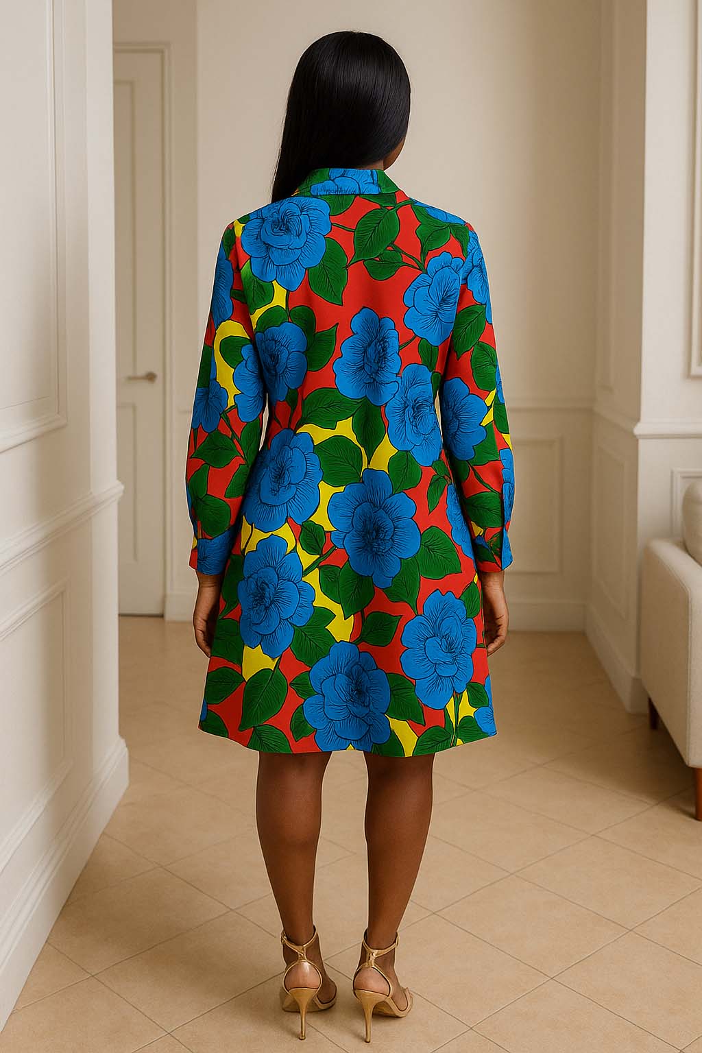 Vibrant Tribal African Dress - From Casual to Statement Wear