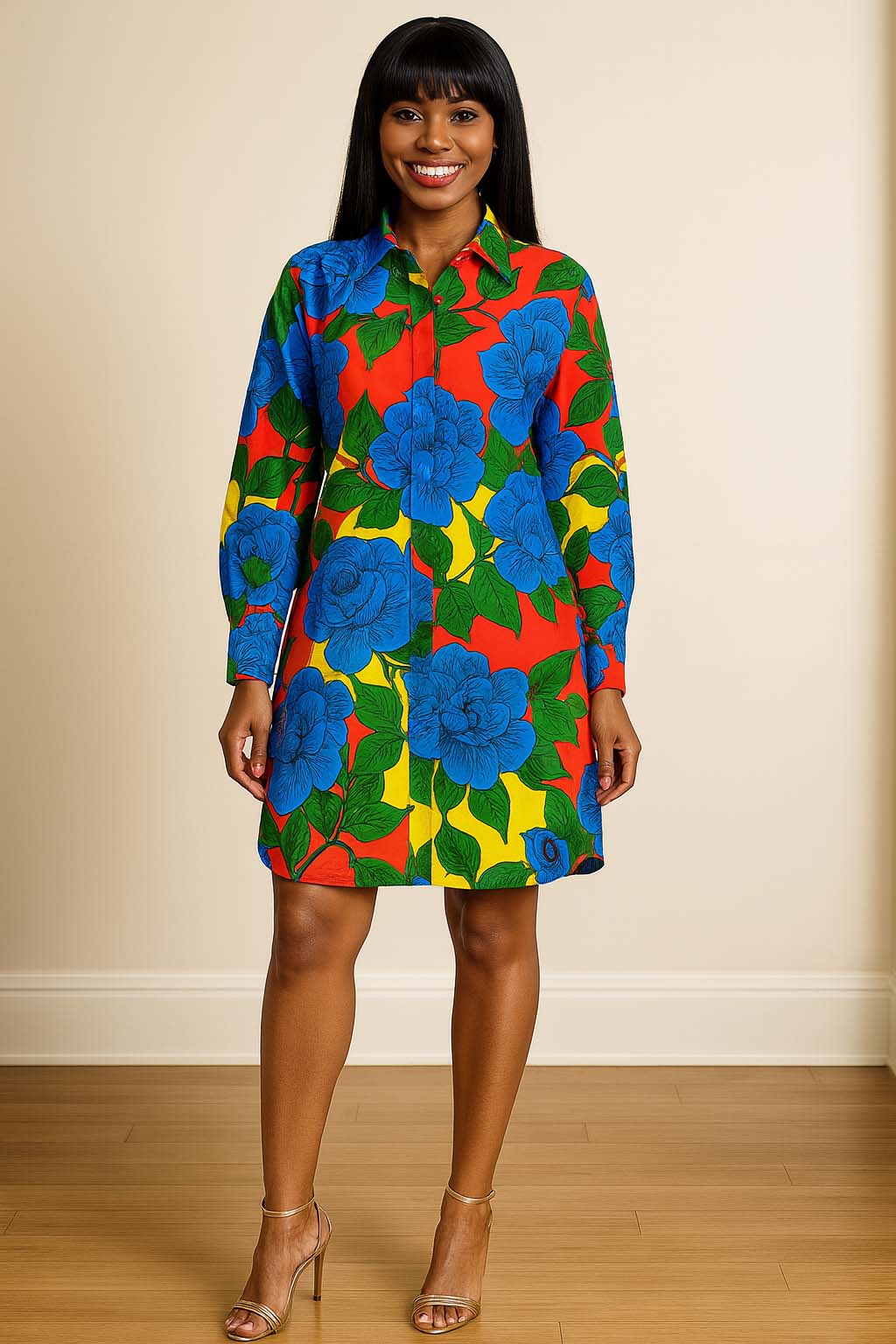 Vibrant Tribal African Dress - From Casual to Statement Wear