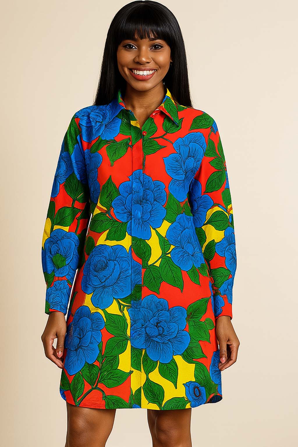 Vibrant Tribal African Dress - From Casual to Statement Wear