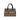 African Leather Handbag with Boston Minimalist Wax Print - Durable & Vibrant