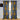 African Blue and Gold Curtains Kente Print (Two Piece)