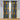 African Blue and Gold Curtains Kente Print (Two Piece)