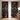 Ethnic Red and Black Blackout Curtains Mudcloth (Two Piece)