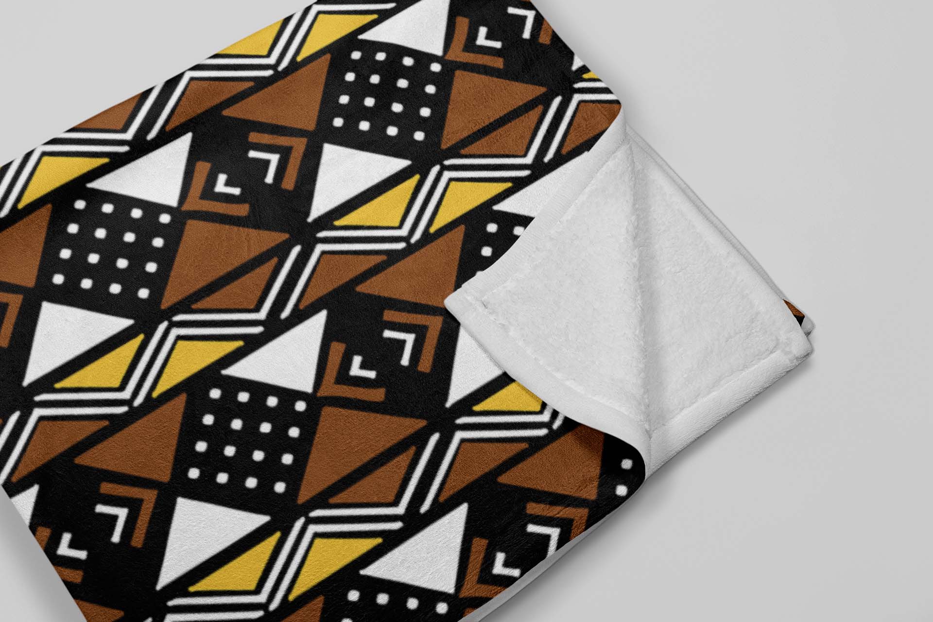 African Blanket Colourful Throw Mudcloth Bold Stripe Print