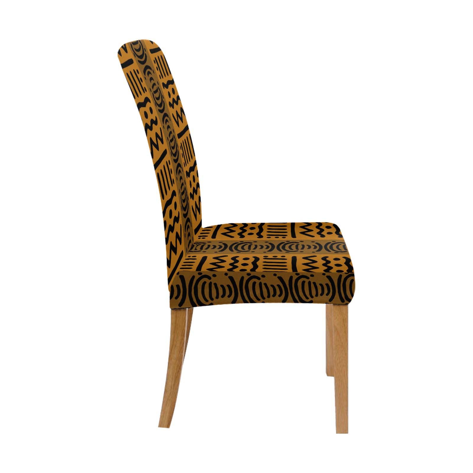 Expandable Chair Covers | African Kuba Print | Flexible Fit