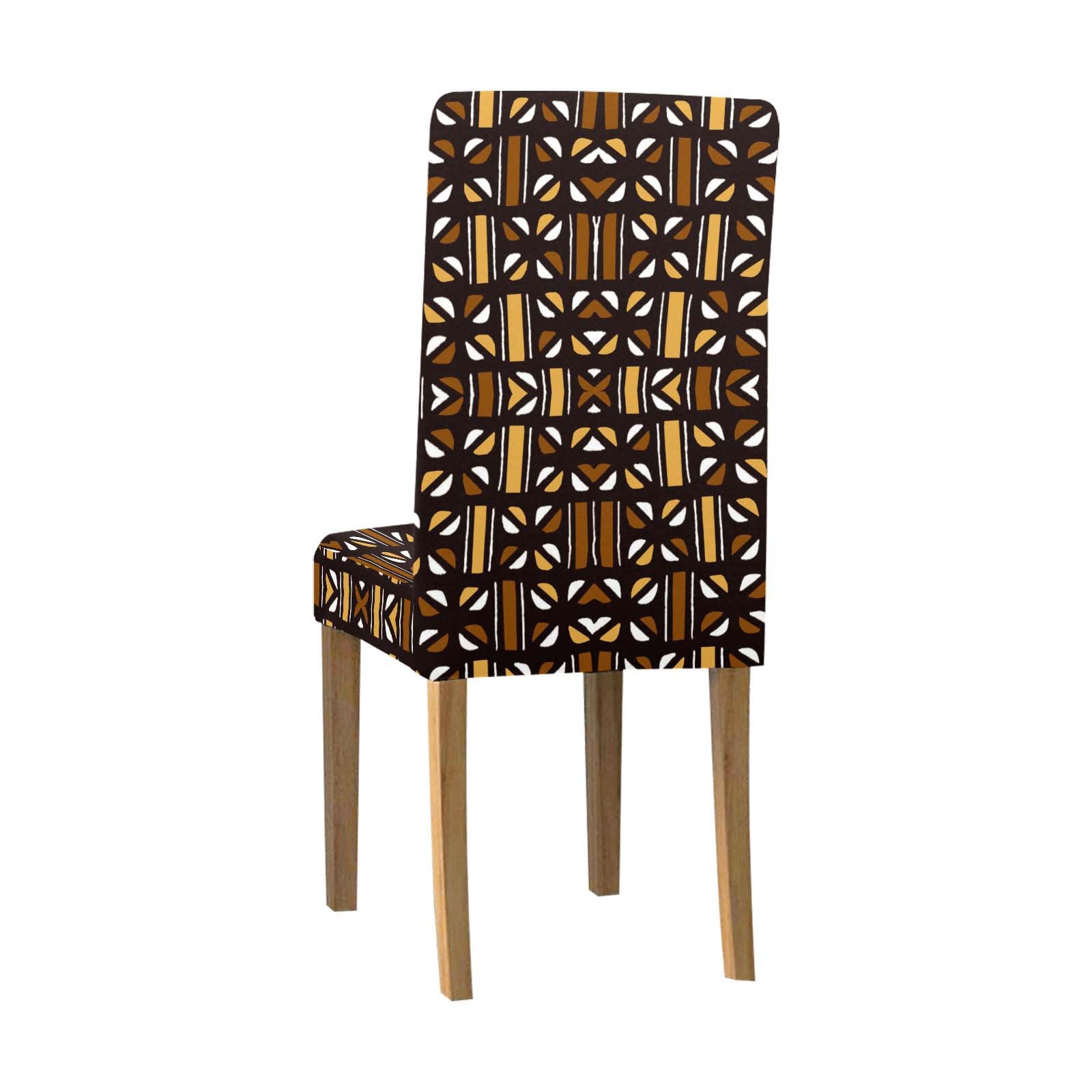Removable Chair Covers | African Mudcloth Print | Elegant