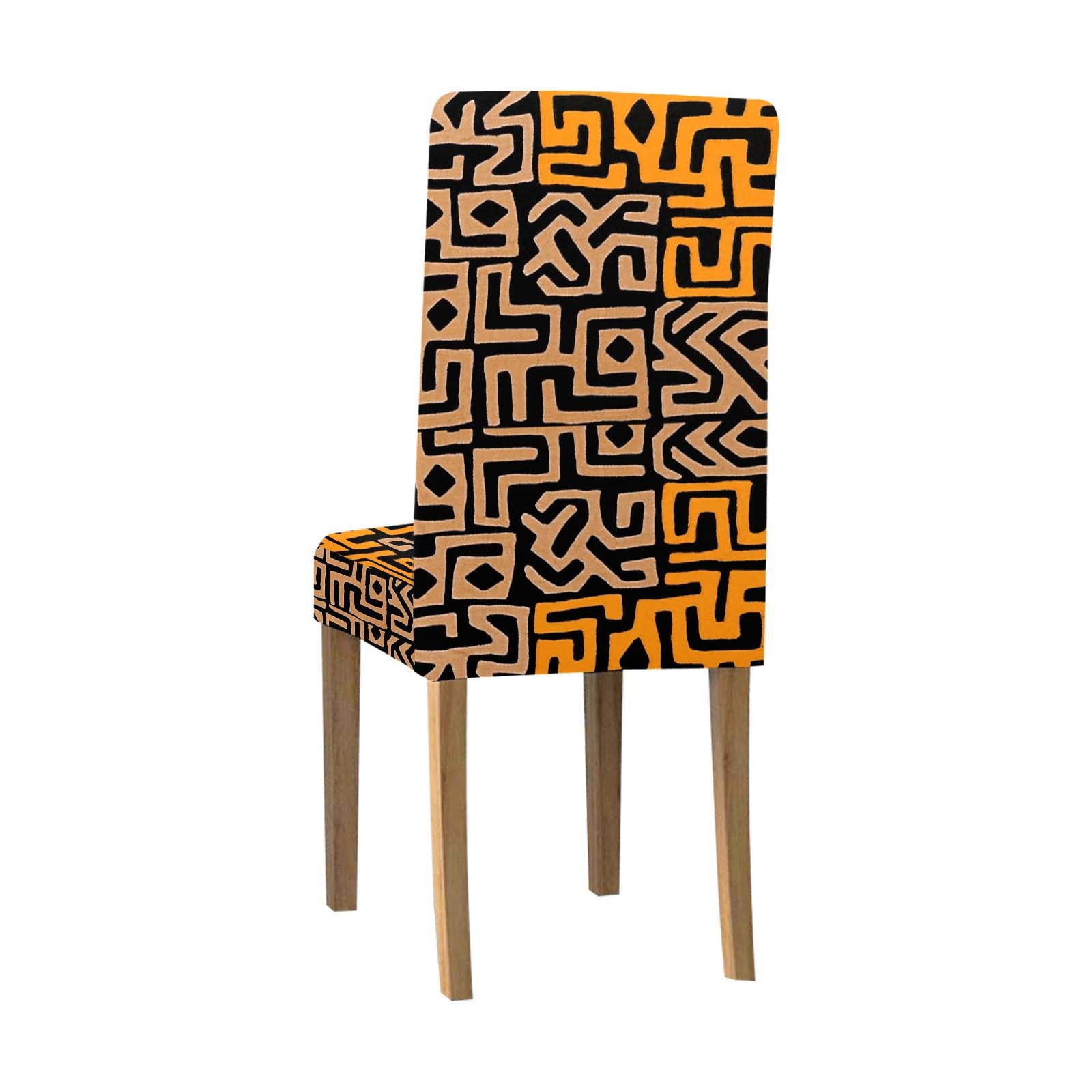 Removable Chair Covers | African Kuba Print | Stylish Fit