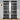 African White Black Print Curtains Tribal (Two Piece)