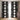 Afrocentric Black and White Blackout Curtains (Two-Piece)