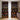Mudcloth Pattern Red and Black Blackout Curtains (Two-Piece)