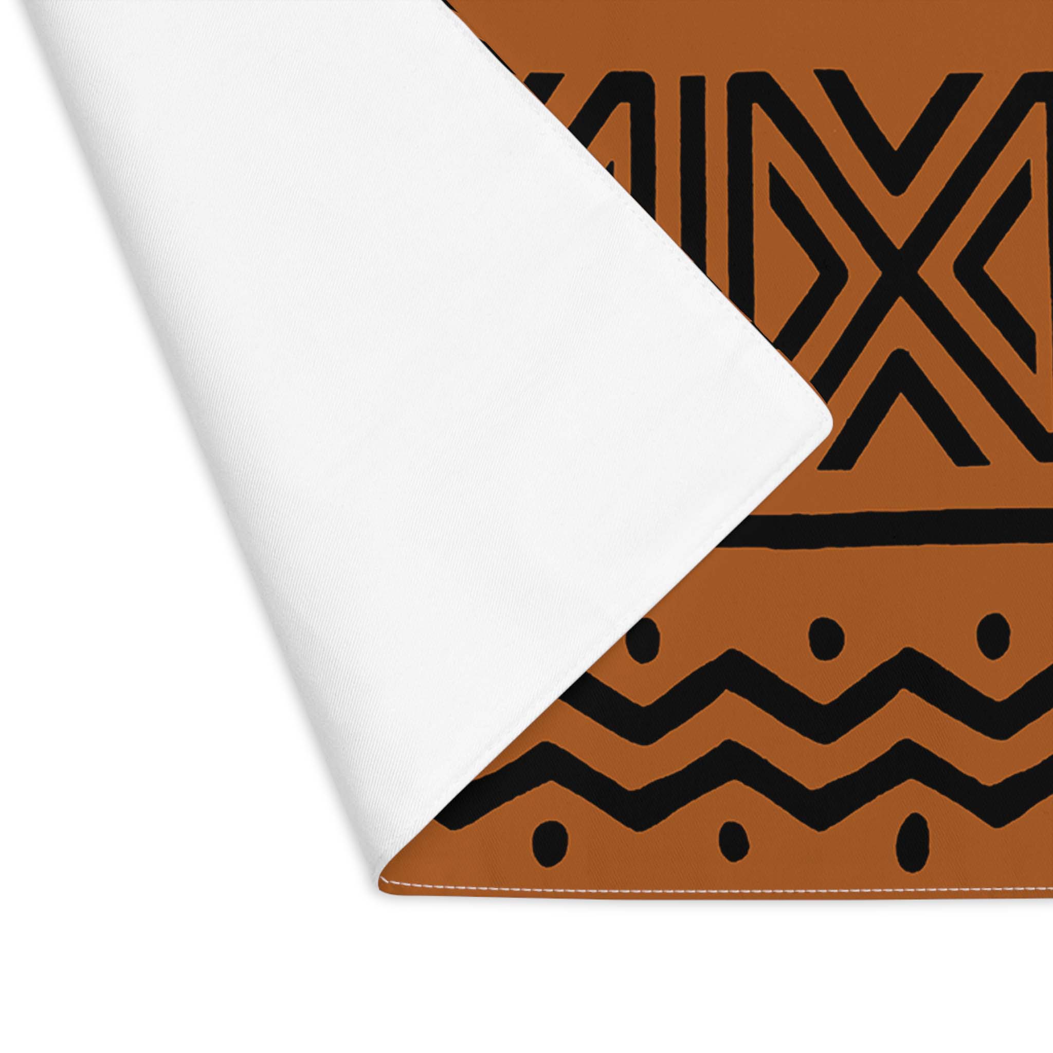 Tabletop Placemat Afrocentric Boho Zigzag Pattern - Bynelo
