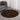 Bogolan Dark Round Rug Mudcloth Traditional Carpet Brown