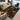 Comfortable Bohemian Carpet Black and Gold Elegant Rug