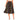 Flare Midi Skirt African Print Burgundy Red - Bynelo