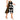 Flare Midi Skirt African Bold Cowrie Print - Bynelo