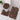 Modern African Afro Bathroom Set Mud Cloth Print - 4 Piece