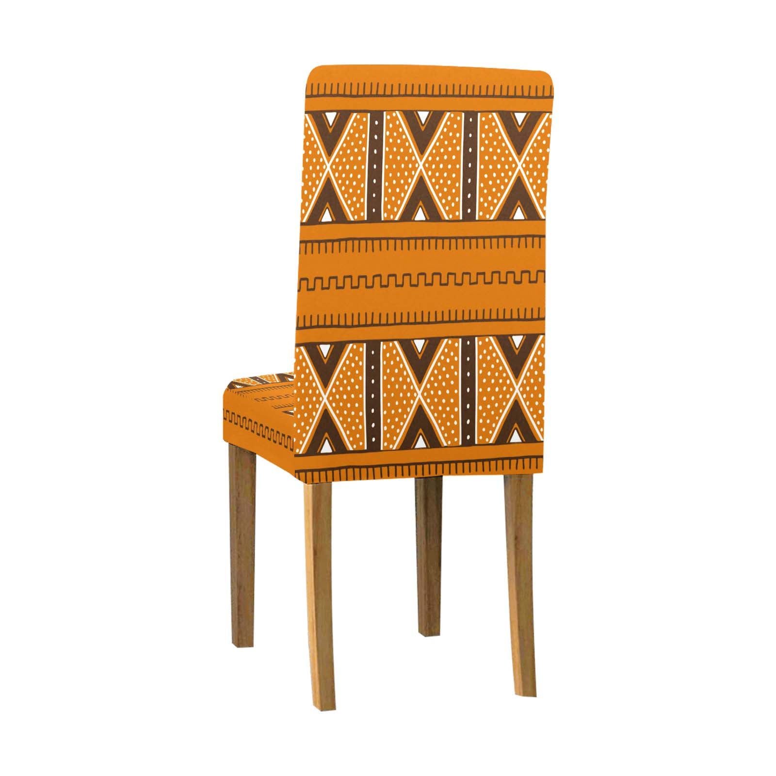Removable Chair Covers | African Mudcloth | Elastic Fabric