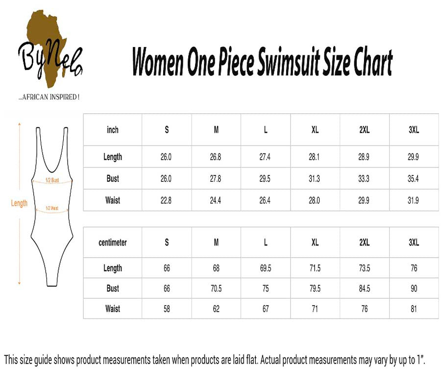 Bynelo swimsuit size chart