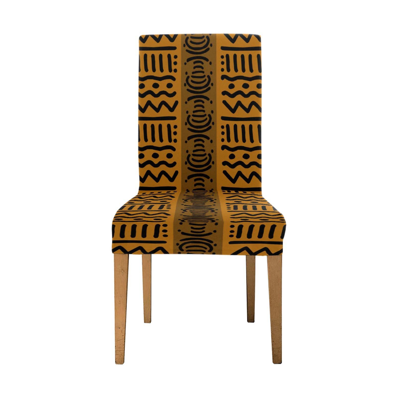Expandable Chair Covers | African Kuba Print | Flexible Fit