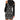 African Mud Cloth Tribal Hoodie Dress | Cut-Out Long Sleeves