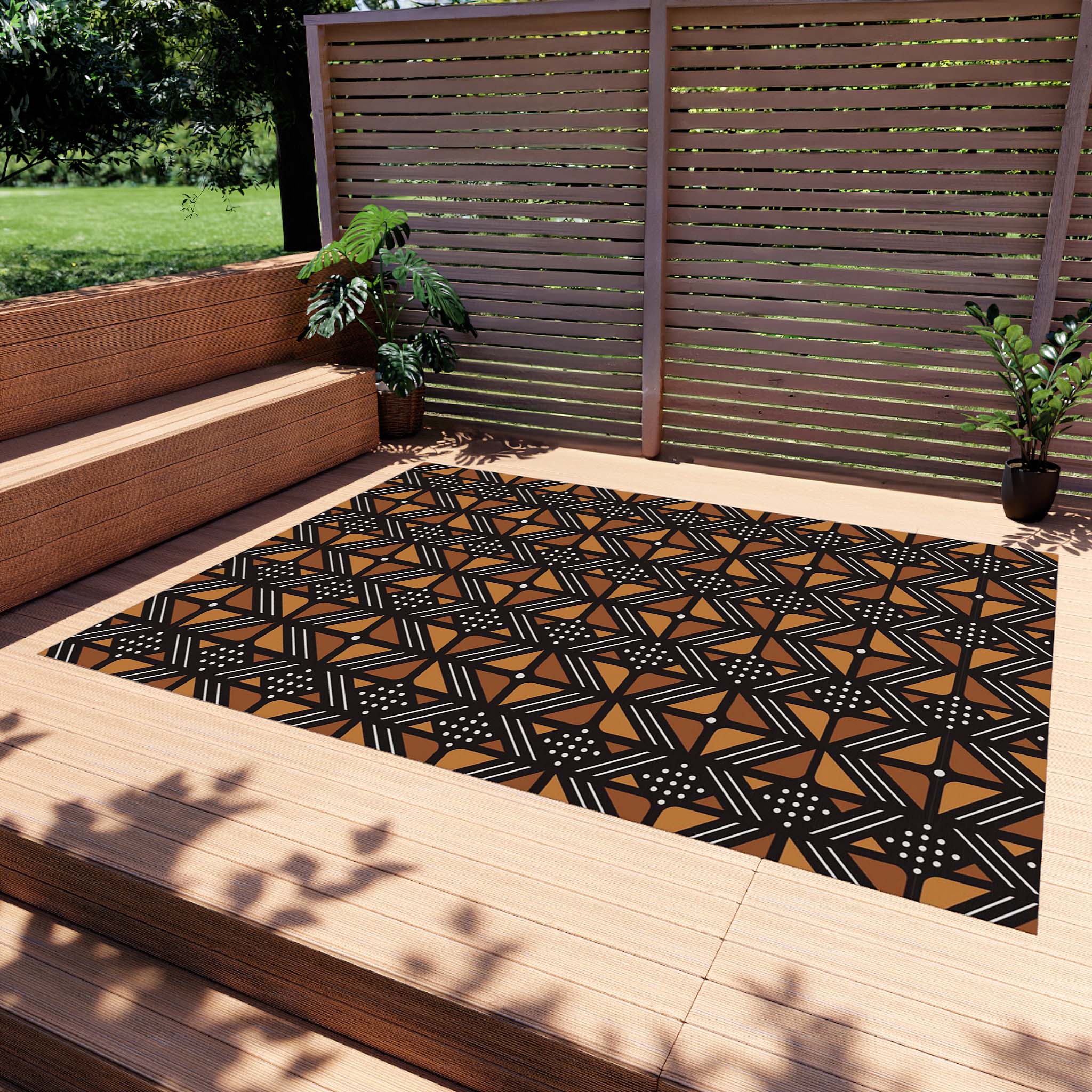 Colored Area Rug Outdoor Colorful Carpets Brown | Shop