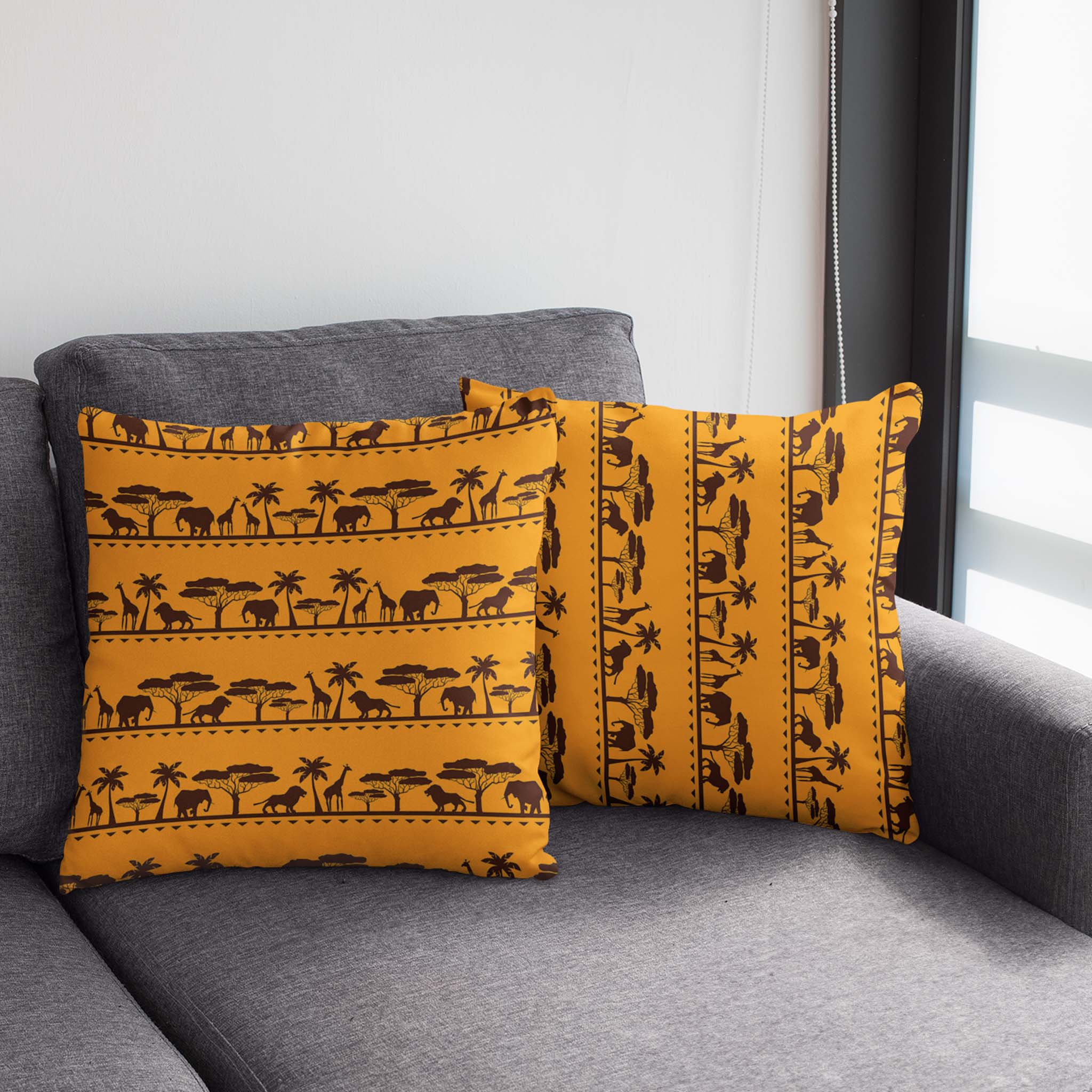 Tribal Pillow Covers Safari Home Decor Sets1