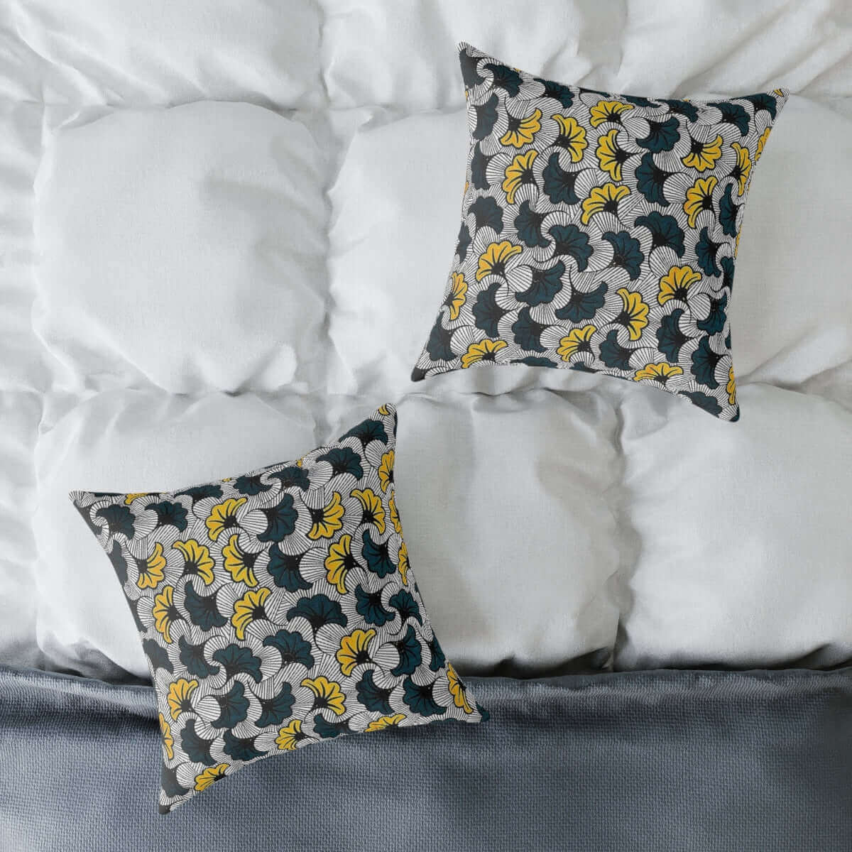 Floral Ankara Cushion Covers | Tribal Style - 2 Sets