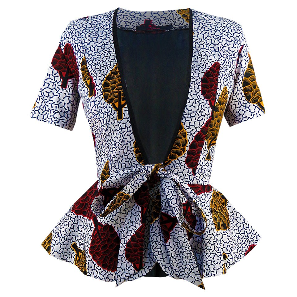 Ankara peplum on sale jacket