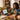 Afrocentric eco-friendly home office scene