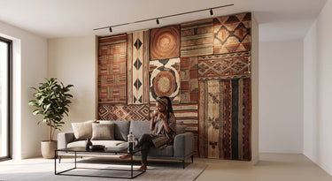 Woven African Wall Panels Define Contemporary Accent Walls – Bynelo