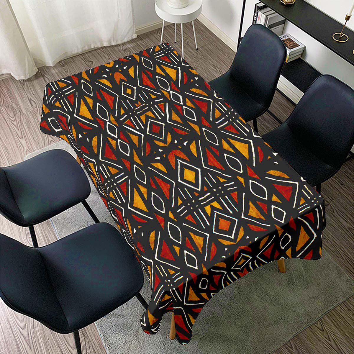 Authentic African Mudcloth Print Tablecloths - Unique Décor