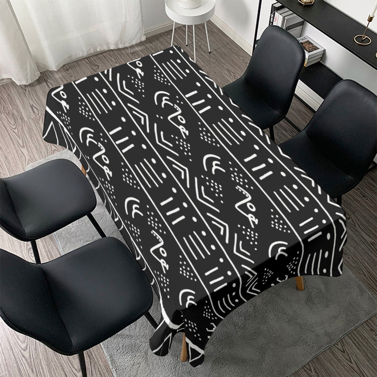 Captivating African Mudcloth Print Tablecloth - Bynelo