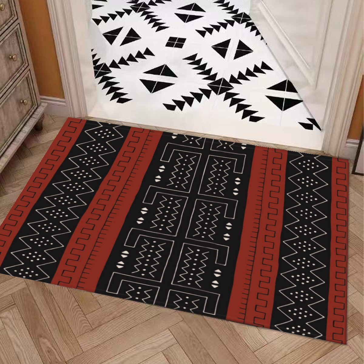 African Inspired Patterns Bath Mat - Bynelo