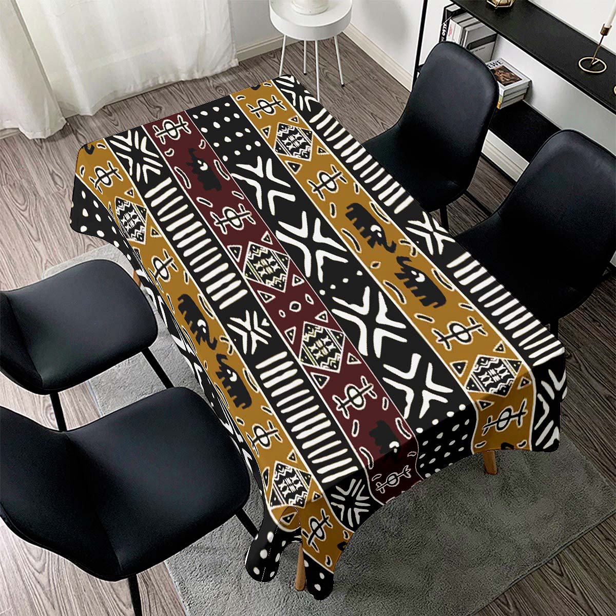 Mudcloth Print African Tablecloth - Bynelo