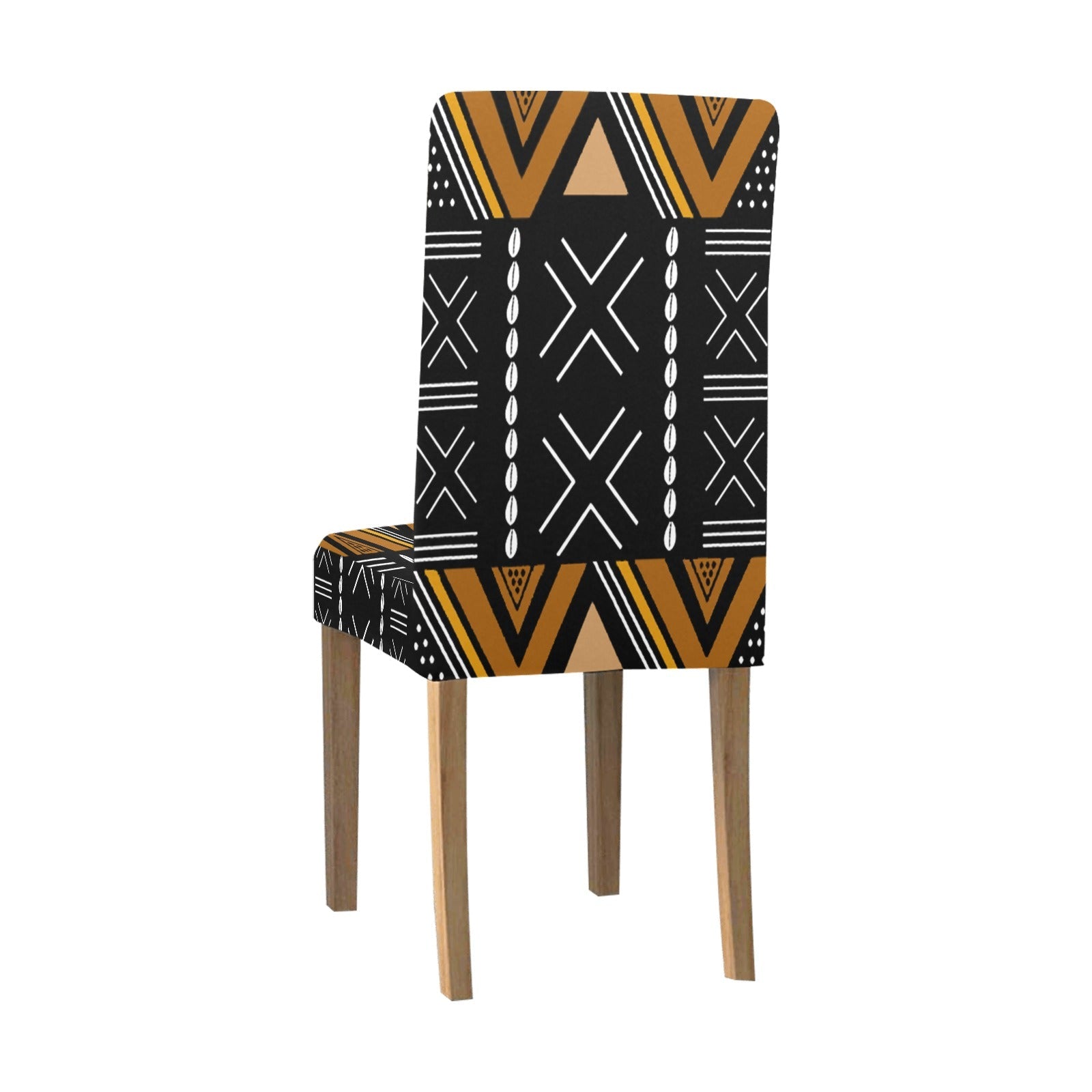 African Tribal Print Chair Covers - Removable & Stylish