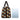 African Travel Bag Leather Tribal Buntu Wavy Print-Bynelo