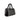 African Hand Bag Boston Mud Cloth Print Black & White-Bynelo