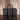 African Duffel Leather Bag for Travel Black and White-Bynelo
