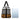 African Leather Bag for Travel Kuba Zigzag Print-Bynelo
