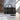 African Travel Bag Leather Native Black & White-Bynelo