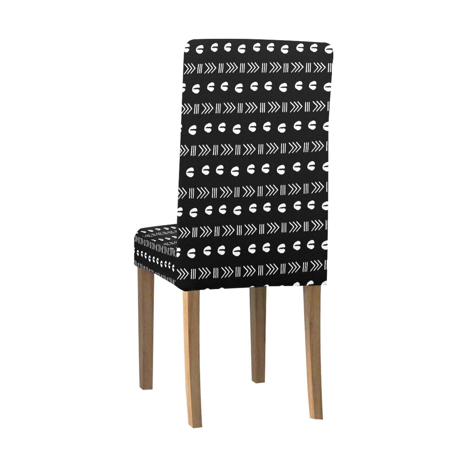 African Cowrie Print Removable Chair Cover -Bynelo