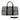 African Leather Bag for Travel Zigzag Black and White Print-Bynelo