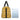 African Leather Bag for Travel Mud Cloth Minimalist Gold-Bynelo