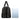 African Leather Bag for Travel Symbolic Black & White Pattern-Bynelo