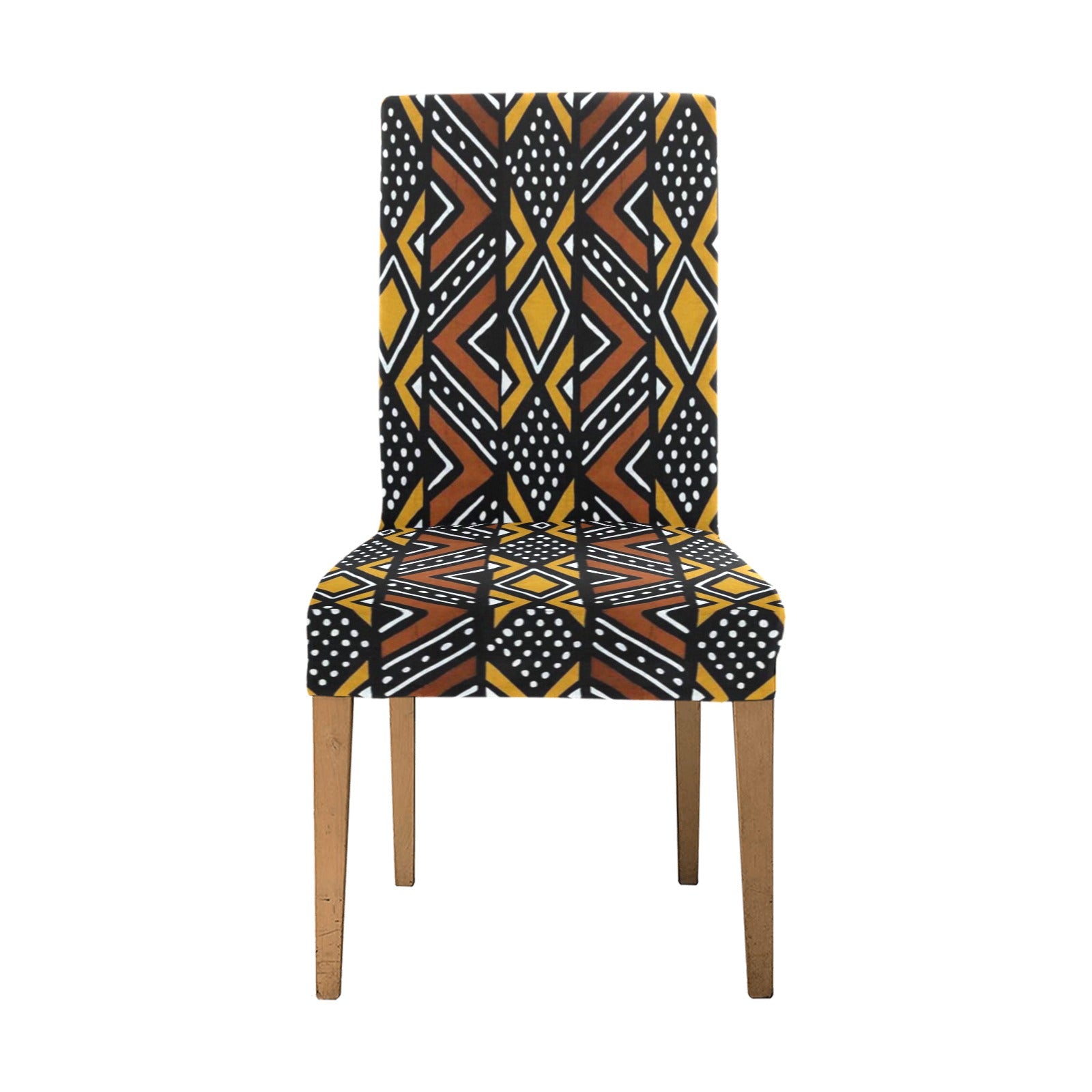 African Print Removable Chair Cover Mudcloth -Bynelo