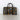 African Travel Bag Leather Traditional Bogolan Print-Bynelo