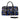 African Travel Bag Leather Mud Cloth Local Print Multicolor-Bynelo