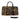African Travel Bag Leather Traditional Mud Cloth Gold-Bynelo