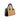 African Leather Handbag Boston Traditional Mali Print-Bynelo